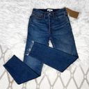 RE/DONE NWT Revolve x  High Rise Button Front Ankle Crop Jeans Photo 2