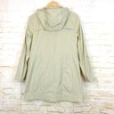 Cole Haan  Packable Rain Jacket Womens M Stone Hooded Cargo Pockets Cinch Waist Photo 11