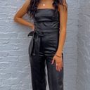 Her Entire Name Says Grace Strapless Leather Jumpsuit  Photo 5