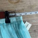 Aeropostale NWT  Light Turquoise blue Pleated Mini Skirt Medium chiffon Photo 2