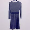 Bordeaux  size small grey long sleeve dress Photo 4