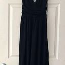 Susana Monaco New  x Revolve Tie Shoulder V-Neck Ruched Jumpsuit in Black Size XS Photo 1