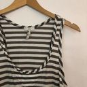 Joie  Scout Tank Gray White Striped Pima Cotton Top 100% Pima Cotton Sleeveless Photo 4