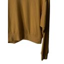 Double Zero  Mustard Yellow Crew Neck Cropped Jersey Knit Sweater Top Large NEW Photo 5