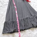 a.n.a Ruffle Stripe Belt Waist Fit & Flare Casual Dress Photo 4