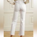 RE/DONE Womens High Rise Stovepipe Ankle Jeans White Size 26 Photo 6