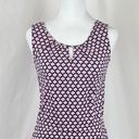 Talbots  Navy & Pink Floral Print CottageCore Beach Cruise Maxi Dress NWOT Photo 1