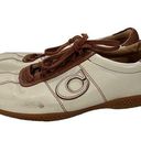 Coach Vintage  Serena Womens Low Top Ivory Leather Lace up Sneaker Size 8M Photo 0