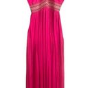 Pink Rose Pink Razorback V-Neck Maxi Dress. Size Large. Photo 4