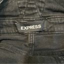 EXPRESS  Black Distressed Denim Overall  Shorts, Sz 4 Photo 10