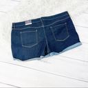 Ava & Viv  Women's Plus Size Denim Midi Shorts, Dark Denim Wash Size 24W Photo 5