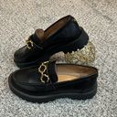 Sam & Libby NWT  Dark Academia Chunky Lug Sole Vegan Leather Loafers Size 6 Photo 2