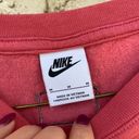 Nike  Size medium pink cropped sweatshirt fleece burnt sunrise icon clash Photo 6