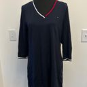 Tommy Hilfiger 3/4 Sleeve T-Shirt Dress Navy Photo 1