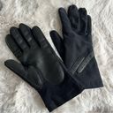 Black Super Soft Fabric Winter Gloves Size Small GUC Photo 0