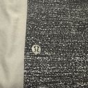 Lululemon  Gray Black and White Size 4 Cropped Leggings Photo 2