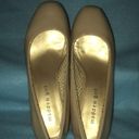 Madden Girl  “Getta” Nude vegan patten leather square closed toed heels SZ 7 Photo 6