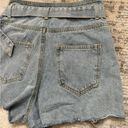 Kittenish Blue Jean Shorts with Belt Size S Photo 8