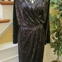 Krass&co Eva Mendes NY& Black Satin Dress Plus Size 3X Photo 0