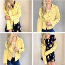 CAbi Spring / Summer Yellow Denim Jean Jacket Small Photo 10