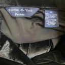 Preston & York Vintage  crush velvet black button down long sleeve shirt Photo 11