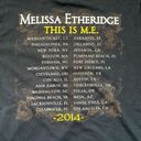 Melissa  Etheridge 2014 “This is Me” Concert Tour T-Shirt Black Mens Size XXL Photo 3