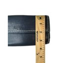 Coach  Vintage Y2K Navy‎ Leather Contrast Stitch Full Sized Wallet Photo 2