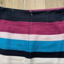 Loft  Purple Striped Pencil Skirt / High Waisted / Size 2P Photo 8