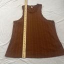 Pilcro Sz XL  Ribbed Tank In Bourbon Anthropologie Photo 9