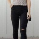 Carly Jean Los Angeles CJLA  Miller Jeans Vintage Black Distressed Size 3 Photo 1