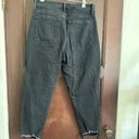 Abercrombie & Fitch  |  Curve Love The Mom High Rise Jeans Black Destroyed Sz 20 Photo 4