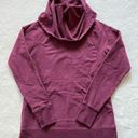 L.L.Bean  Regular Burgundy Turtleneck Sweater Size Small Hooded With Pockets Photo 0