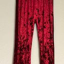 Daisy  Del Sol Pants XS Womens Crushed Velvet Hippie Boho Flare Bell Bottoms Wide Photo 1