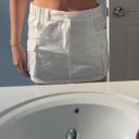 White Cargo Skirt Photo 1