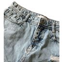 ZARA Distressed Denim Skirt Photo 1