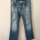 St. John  Jeans Straight Leg Mid Rise Med Wash Photo 4