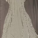 Black And White Stripe Dress Size M Photo 0