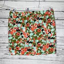 Lane Bryant  Size 28 Garden Floral Print Cotton Blend Straight Pencil Skirt Photo 0