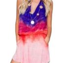 Young Fabulous and Broke  tie die ombre short romper Photo 1