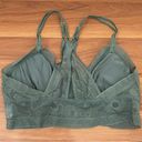 Aerie  Pop Lace Olive Sage Green Padded Bralette Size M Photo 7