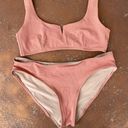 Lululemon pink bikini set too sz s bottoms sz m Photo 0