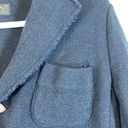 Rag and Bone  Bromley Blazer Navy Blue Merino Wool 2 Button Sweater Cardigan Medium Photo 5