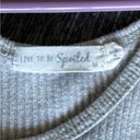 Live to be spoiled Grey tank crop/ scrunch top size M Photo 5