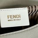 Fendi 💯Authentic  White Leather Shoulder Bag🍀 Photo 6