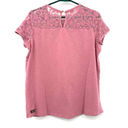 Matilda Jane ‎ size Small pink short sleeve top embroidered upper Photo 1