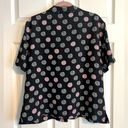 Jantzen Vintage Classics by  Abstract Retro Swirl Top Button Up Shirt Blouse Photo 1