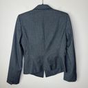 Antonio Melani Antonio‎ Melani Woman's Career Blazer Notch Collar Grey Tweed SZ 4 One Button Photo 7