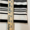 CAbi  Striped Grandstand Front Tie Wrap Skirt Ponte Knit Size Medium Photo 6