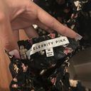 Celebrity Pink Off the shoulder black floral baby doll top Photo 3