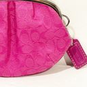 Coach  Mini Signature Kisslock Frame Pouch Coin Purse Pink w/ Hang Tag Photo 1